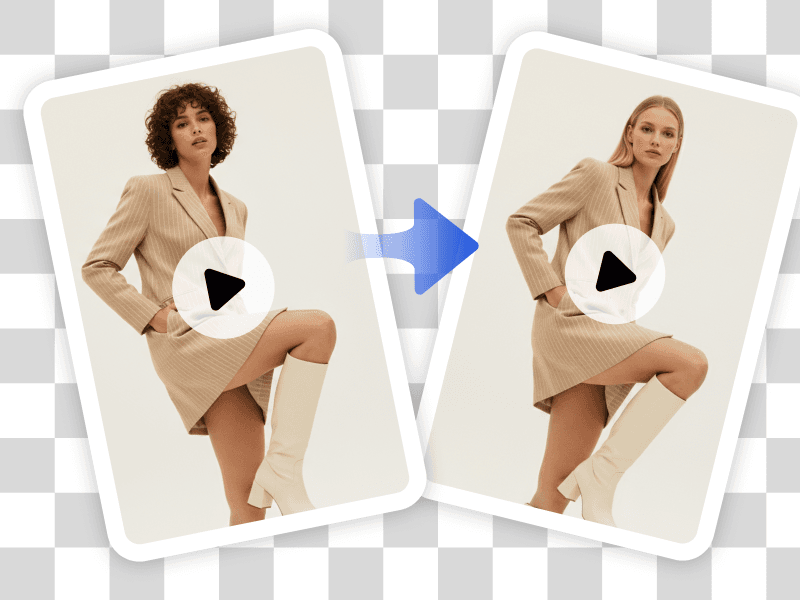 AI Model Replacement Video demo preview